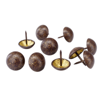 Гвозди обивочные-коричневое золото, d=20 мм 