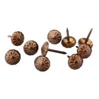 Гвозди фигурные-старая латунь, d=9 мм 