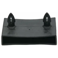 Латодержатель двойной проходной 63 мм, черный