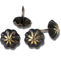 Гвозди фигурные-бронза ренессанс, d=12 мм