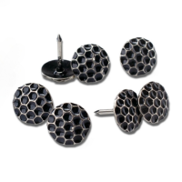 Гвозди фигурные-старое серебро, d=17 мм 