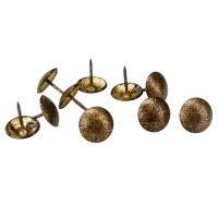 Гвозди обивочные-старое золото, d=16 мм 