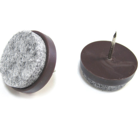 Войлочные подпятники искусственные Ø20 мм на гвозде